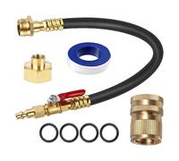Winterization Kit - RV Plumbing Protection Set, Trailer Blowout Adapter | Motorhome Waterline Connector, Air Compressor Tool, Freeze Prevention Gear for Seasonal Maintenance and Outdoor Travel