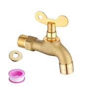 Winterized Locking Garden Faucet Reinforced Freeze Resistant Operated Outdoor Tap for Multiple Water Applications Outdoor Freeze Proof Faucet with