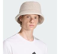 adidas Winterized Teddy Fleece Bucket Hat, Recycled Polyester, Beige