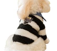 Winterkleidung Hund - Warmer Hundemantel, Streifen Bär Muster | Haustiermantel Katze Hund Für Kapagno furry in the adventults Jahreszeit Winterjacke Haustier Bekleidung Outdoor Haustier Schutz Komfort