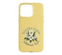 Winter's Flower Helleborus Niger Case for iPhone 15 Pro Max