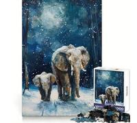 Winters Gentle Giants 1000 Pieces Jigsaw Puzzles for Teenagers Think Training Mindful Escape Defined Edges Seasonal Gift (50x75cm)