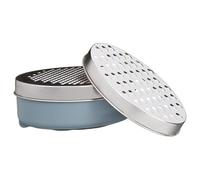 Winters Grater with Lid - with Two Different Grateer Faces, You Can Change The Size of Your Cheese - Store It Inside The Grateer Too, Locking It Away with Its Very Own Lid (Grey)