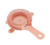 Wintersweet Type Stainless Steel Cocktail Strainer, Bar Strainer for Bartenders, Fine Ice Filter with Ergonomic Handle, Durable 304 Stainless Steel Bartender Accessory for Home (Rose Gold)