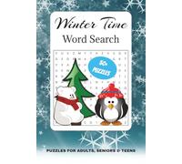 Wintertime Word Search Puzzle Book: Word Searches with Easy-to-Read Print about Wintertime Related Items and More | 6x9 inches, 110 pages | 50+ Puzzles... Gifts for Vacations, Holidays and Free Time