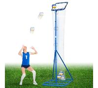 Winthai Volleyball Setter Training Net, Volleyball Training Equipment with 3 Angle and 8-10FT Height Adjustments Serve Trainer for Serving, Spiking & Setting Drills Indoor Outdoor Practice Target Net