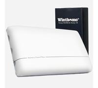 Winthome Memory Foam Pillow for Deep, Restful Sleep, Two-Sided Soft and Firm Neck Pain Pillow, 0 Glue, Slow Rebound, Suitable for Side, Back and Stomach Sleepers (60x40x10cm)