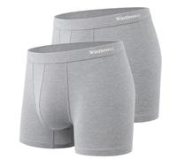 Winthome Mirco Modal Mens Underwear Trunks, Super Breathable and Soft Mens Boxer Multipack of 2, Comfortable Covered Waistband, No Itchy Labels Underpants