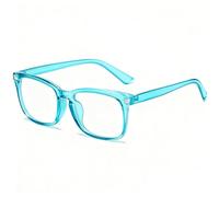 WinToo Wintoo Blue Light Glasses for Women and Men, Computer Glasses, Anti Blue Light Blocking Glasses, Anti Glare TV/Phones Glasses, Night Driving Glasses, D Glasses, * Blue | Transparent, M