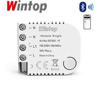 wintop DIY Wifi Bluetooth Smart Life Switch Module Alexa, Single 16A One Gang Universal WiFi Switch Control Compatible With Google Home Assistant for Lights Household Appliance
