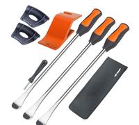 WINTOWIN 14.5" Steel Tire Spoon Set, Tire Changer,Tire Spoon Levers,Tire Changing Tool Kit for Motorcycle Dirt Bike Lawn Tractor Bicycle with Rim Protector