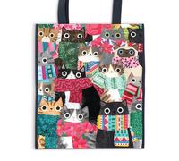 Wintry Cats Reusable Shopping Bag