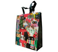 Wintry Cats Reusable Tote