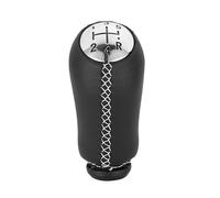 WINVOX for Megane 2 MK2 II 2002-2009 Gear Shift Knob Gaiter Boot Cover Lever Case Gear Shift Knob Lever(Knob-White Line)
