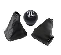 WINVOX for OPEL for Corsa C 01-06 for TIGRA B 04-12 for Combo C 01-11 Car MT 5 Speed Gear Shift Knob with Gaiter Boot Cover Gear Shift Knob Lever(3 piece-A)