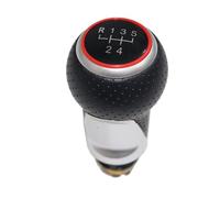 WINVOX for Skoda for Fabia 1 MKI 2000-2008 5 Speed Leather Car Manual Gear Shift Knob Boot Cover Gear Shift Knob Lever(Type 3)