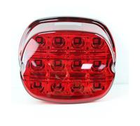 WINVOX Moto Brake Lights For Dyna For Fat For Boy For Softail For Sportster For Road For King For Electra For Glide For Road LED Brake Taillight Motorbike Rear Tail Light(B)