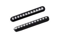 WINVOX Motorcycle Tail light 2piece12V LED Turn Signals Strip Motorcycle Amber Sequential Water Flowing Tail Brake Lights 12 LED Blinker Stop Lamp Tail Brake Light