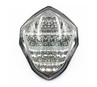 WINVOX Motorcycle Tail light For Suzuki For GSXR1000 For GSX-R 1000 K3 K4 2003 2004 Rear Tail Light Brake Turn Signals Integrated LED Light Tail Brake Light(Clear)