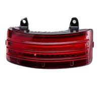 WINVOX Motorcycle Tail light For Touring For Street For Glide 1piece Motorcycle Smoke Tri-Bar For Fender LED Running Tail Brake Signal Light Lamp Tail Brake Light(Red)