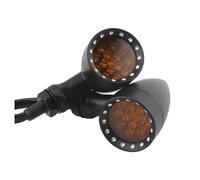 WINVOX Motorcycle Tail light For XL For Sportster 1200 883 Iron Universal Motorcycle Turn Signals Indicators Blinker Lights Lamp 15 LED 12V Tail Brake Light