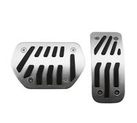 WINVOX Pedal Pads Stainless Steel Car Gas Brake Pedal Covers For Citroen For C3 For C4 For DS3 For DS4 AT MT LHD RHD Anti-Slip No Drill Pedal Covers