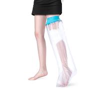 WINVROSE Adult Leg Cast Cover for Shower,Waterproof Cast Bag Bandage Wound Barrier Protector for Shower Bath, Full Leg Watertight Protection Dry Bag for Broken Foot, Ankle, Knee, Toe, Burns