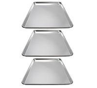Winware 13 Inch x 18 Inch Aluminum Sheet Pan (3)