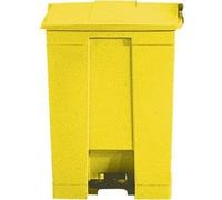 Winware Step-On Containers - Yellow (Hands-free foot pedal operation with tight-fitting lid to minimise food odour. Practical design in a great choice of colours, ideal for the commercial kitchen)