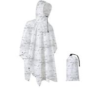 WINWAY Rain Poncho Military Style Poncho Multi Use Rip-Stop Camouflage Waterproof Raincoat