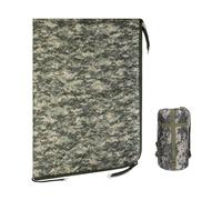 WINWAY Woobie Blanket Military Down Camping Blanket Camping Sleeping Bag with Zipper,Poncho Liner,Portable,for Hiking Outdoor Survival Compression Carry Bag