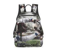 WiNwon Goalkeeper Hold up Soccer Large Backpack Men School Bags for Women Laptop Backpack Travel Daypack Lightweight Bookbag for Students