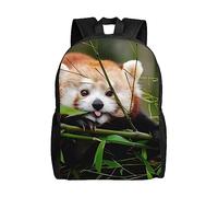 WiNwon Little Red Panda Printed School Backpack Lightweight School College Bookbag Casual Student Travel Laptop Daypack