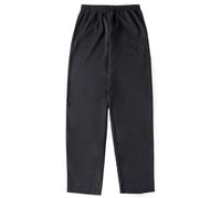 WINWUQB Men Muslim Trousers Arabic Classic Straight-Leg Trousers Casual Plain Basic Pants Thin Lightweight Breathable Elastic Waist Pants (Black,XL)