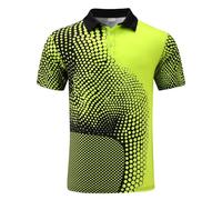 WINWUQB Mens Polo Shirts Short Sleeve Regular-Fit Golf T-Shirts Gradient Contrasting Colours Polos Breathable Casual Work Sports Tops