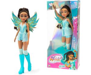 Winx Club Aisha Fairy Doll 27cm With Glitter Wings Accessories & Poseable Joints