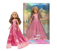 Winx Club Grand Ball Doll - Flora in Elegant Pink Gown with Tiara - Articulated Fashion Figure with Floral Details - Official Winx Toy for Girls - Collectible Fairy for Ages 4+