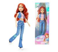 Winx Iconic Doll - Bloom with Signature Outfit & Articulated Joints - Classic 27cm Fashion Doll with Red Hair - Official Winx Club Toy for Girls - Magical Adventure Play - Ages 4+