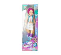 Winx Iconic Doll - Tecna with Signature Outfit & Articulated Joints - Classic 27cm Fashion Doll with Purple Bob & Silver Skirt - Official Winx Club Toy for Girls - Magical Adventure Play - Ages 4+