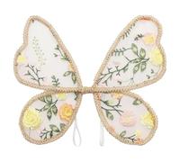 winying Adults and Kids Butterfly Wings Fairy Wings Flower Embroidered Angel Wings for Halloween Dress Up Type F-4 One Size