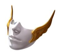 winying Ancient Style Dress Up Lower Half Face Mask Tang Costume Decoration Mask Suitable For Parties White One Size