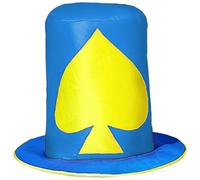 winying Assorted Pattern Funny Party Top Hats Novelty Crazy Hats Dress Up Costume Hat For Halloween Cosplay Party Blue One Size