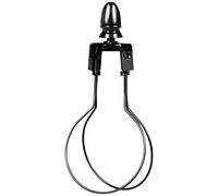 winying Bulb Lamp Shade Light Bulb Clip Adapter Includes Finial and Lampshade Levellers for Replacement 1pc Black One Size