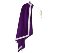 winying Men's Metallic Disco Jumpsuit Shiny Color Block Tassel Lapel Flare Sleeves for Halloween Cosplay Purple One Size