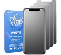 WINYU 3 Pack Matte Screen Protector for iPhone 11 / XR Matte Tempered Glass | 9H Hardness Anti-Scratch,Anti-Glare, Anti-Fingerprint, Bubble Free Tempered Glass Film for iPhone XR/11-6.1"