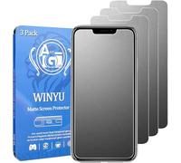 WINYU® 3PCS Matte Tempered Glass for iPhone 14 Pro Max Full Coverage Screen Protector Matte Anti-Glare Anti-Fingerprint Anti-Scratch 9H Tempered Glass Protective Film for iPhone 14pro max,6.7"