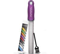 Winzbacher Premium Zester - Parmesan, Lemon, Nutmeg & Ginger Grater I Razor Sharp Stainless Steel I Dishwasher Safe