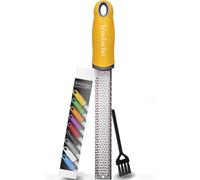 Winzbacher Premium Zester - Parmesan, Lemon, Nutmeg & Ginger Grater I Razor Sharp Stainless Steel I Dishwasher Safe