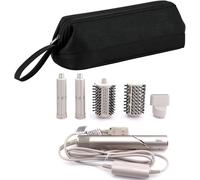 WINZEDGE Airwrap Travel Case for Dyson/Shark Flexstyle, Unisex Travel Pouch for Dyson Airwrap/Shark Flexstyle Complete Styler and Attachments, Black Hair Styling Tool Case