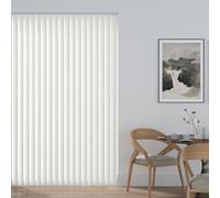 WINZOW Made to Measure Vertical Blinds 89mm (3.5") Fabric Complete Set Headrail & Slats | Custom Size Vertical Window Blinds Up To 100cm Width x 250cm Drop | Light Filtering Blinds for Windows & Doors